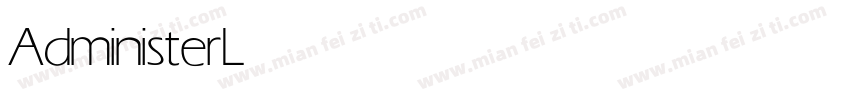 Administer Light字体转换